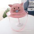 Pink Cat Anti-droplet Hat for Children